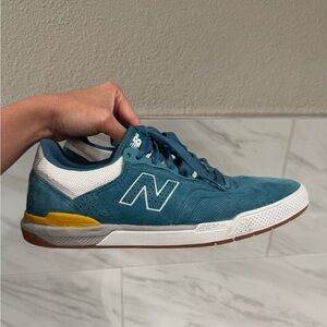 New Balance 913 Teal and White Sneakers